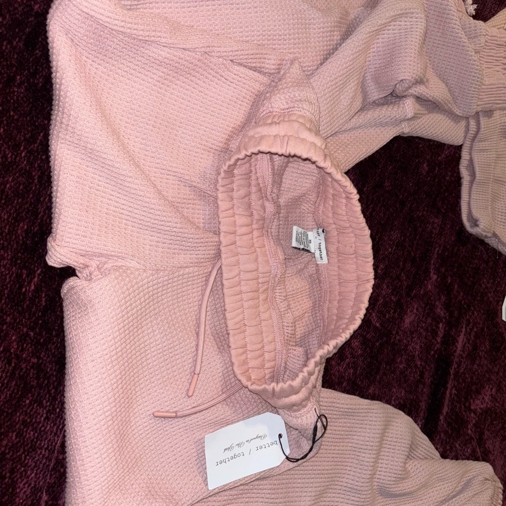 (107) Together Pink Textured Jacket - Picture 6 of 6